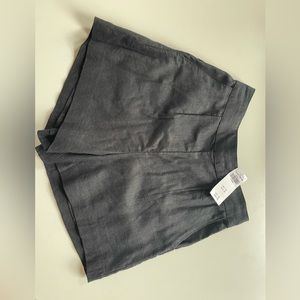 Abercrombie black linen shorts!